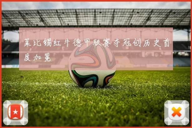 莱比锡红牛德甲联赛夺冠创历史首度加冕