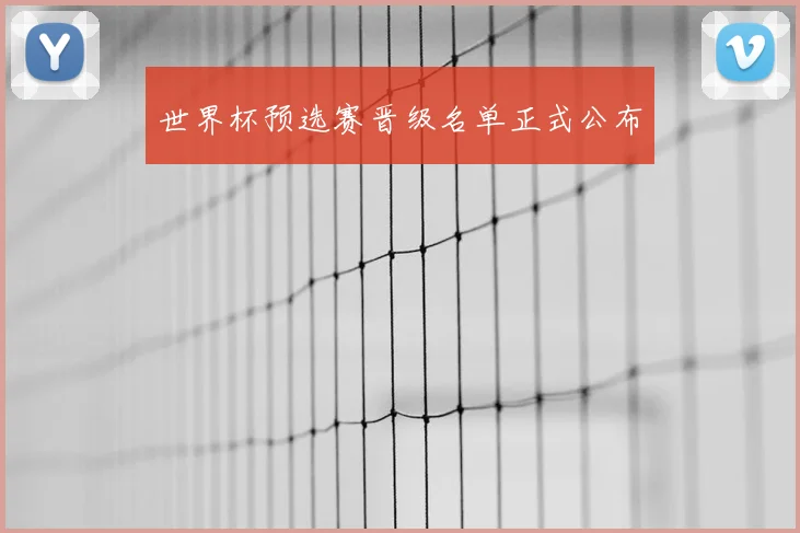 世界杯预选赛晋级名单正式公布